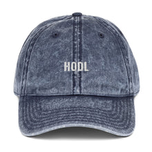 Load image into Gallery viewer, Vintage Cotton Twill HODL Cap