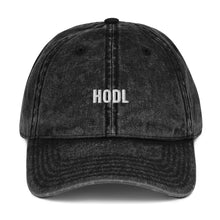 Load image into Gallery viewer, Vintage Cotton Twill HODL Cap
